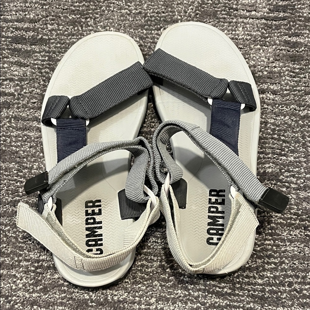 Camper blue and grey  Strap Sandals